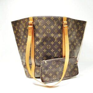 Authentic Louis Vuitton Sac Shopping Brown Monogram Tote Bag mn845-111825